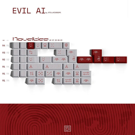 [Preorder] MW Evil AI Keycap Set Dye-Sub PBT - Divinikey